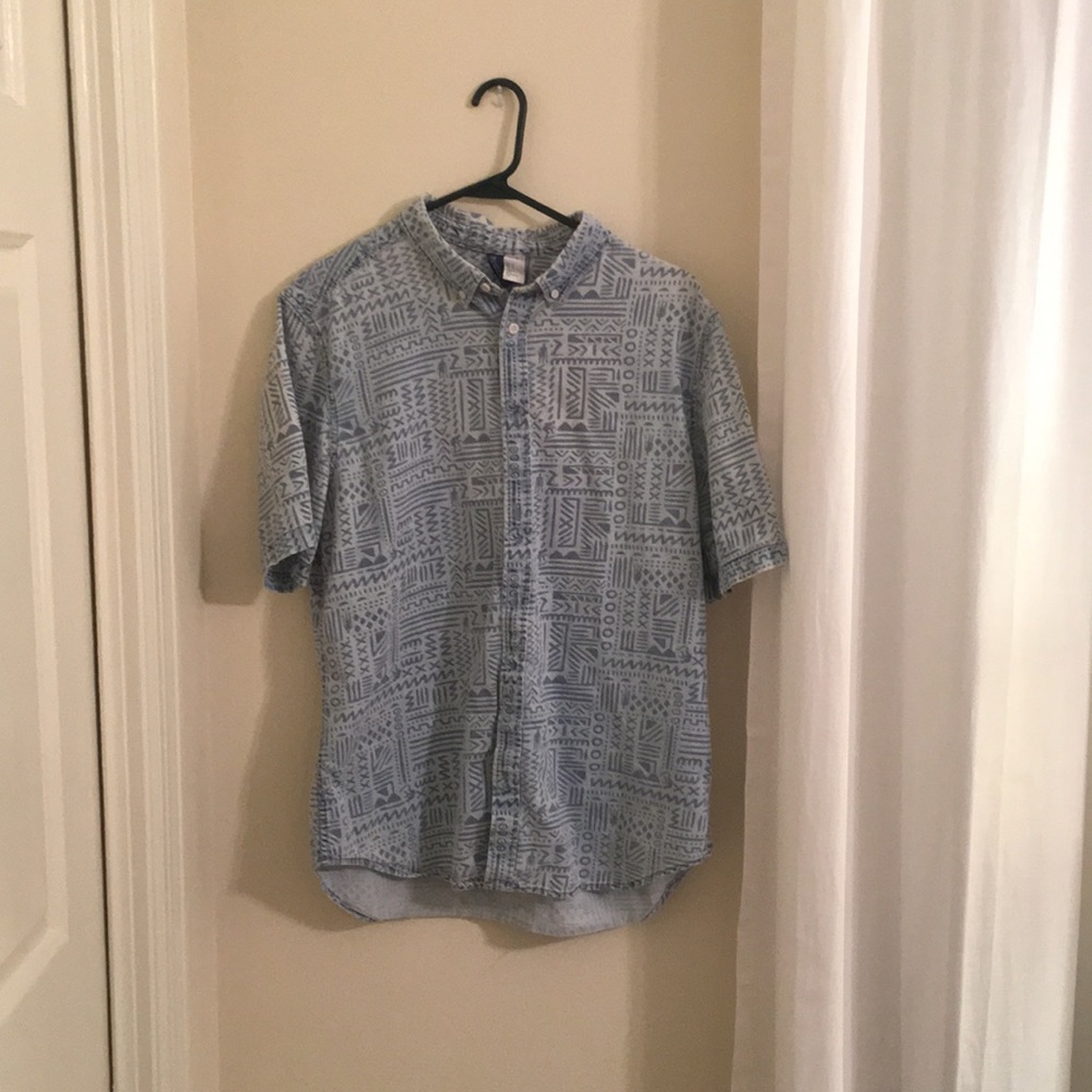 H&M tribal button up